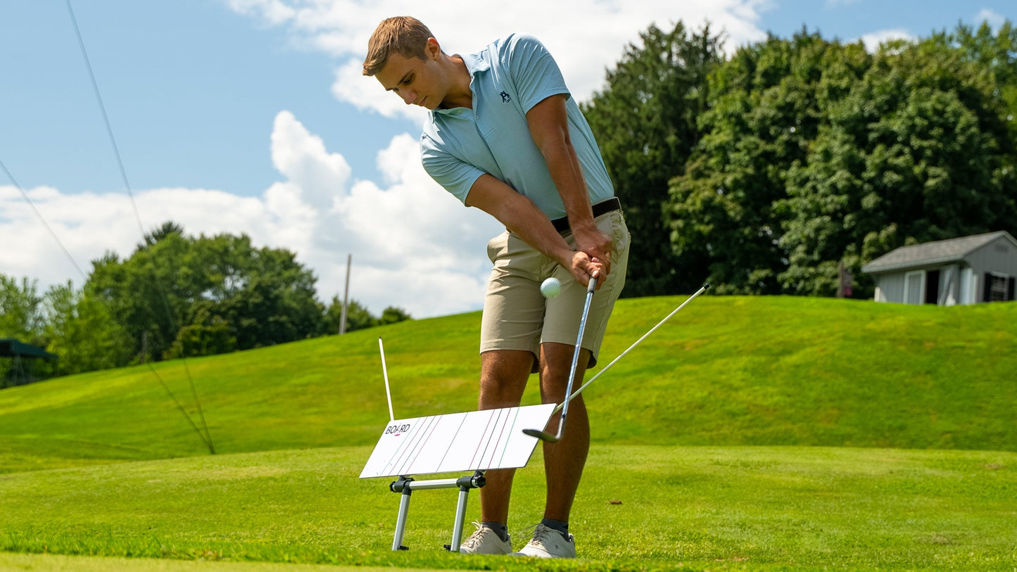 The Putting Board - Putting Aid with Speed Board & Wedge Sticks