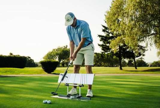 The Putting Board - Putting Aid with Speed Board & Wedge Sticks